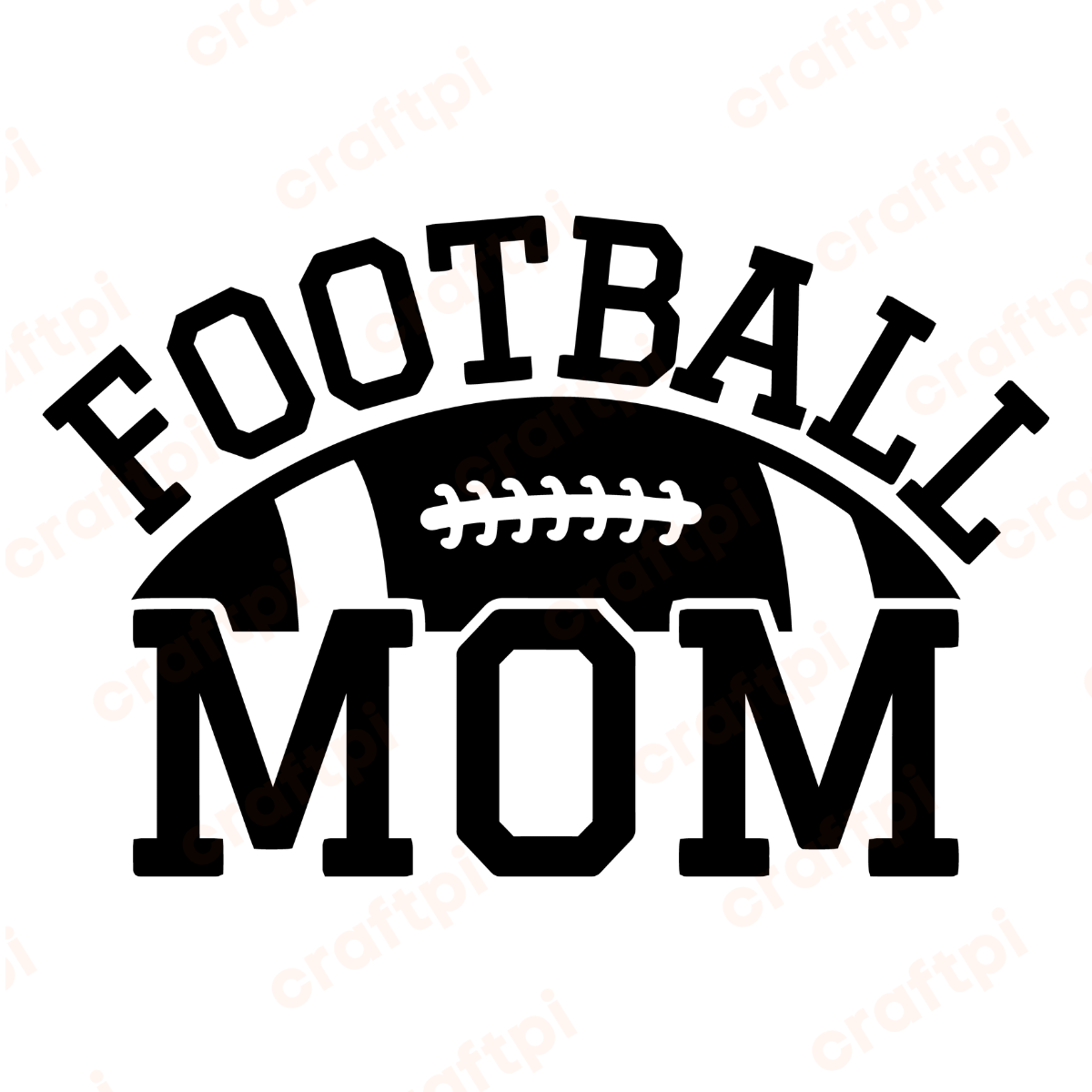 football mom with half ball