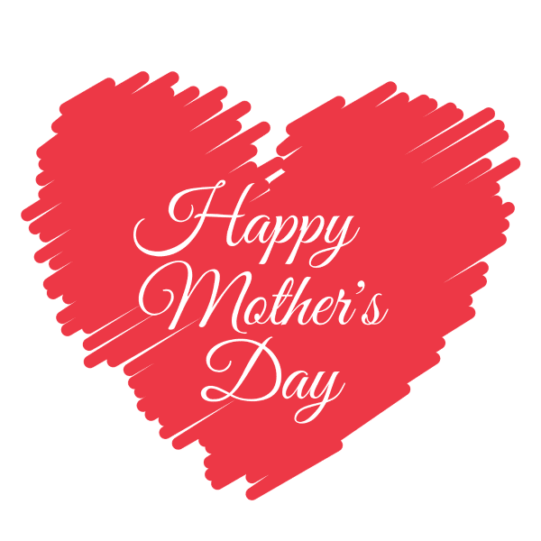 happy mother s day doodle heart