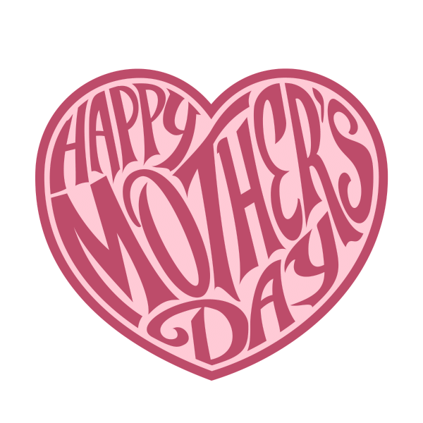 happy mother s day heart