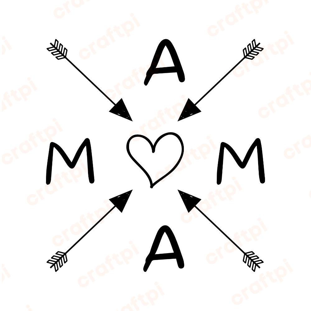 mama and mom arrow svg u1437r1772m1
