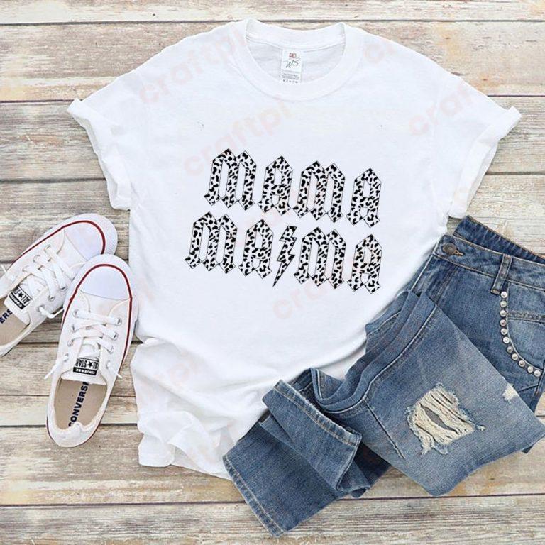 Bolt ACDC Leopard Mama SVG File for Cricut & Silhouette | Craftpi