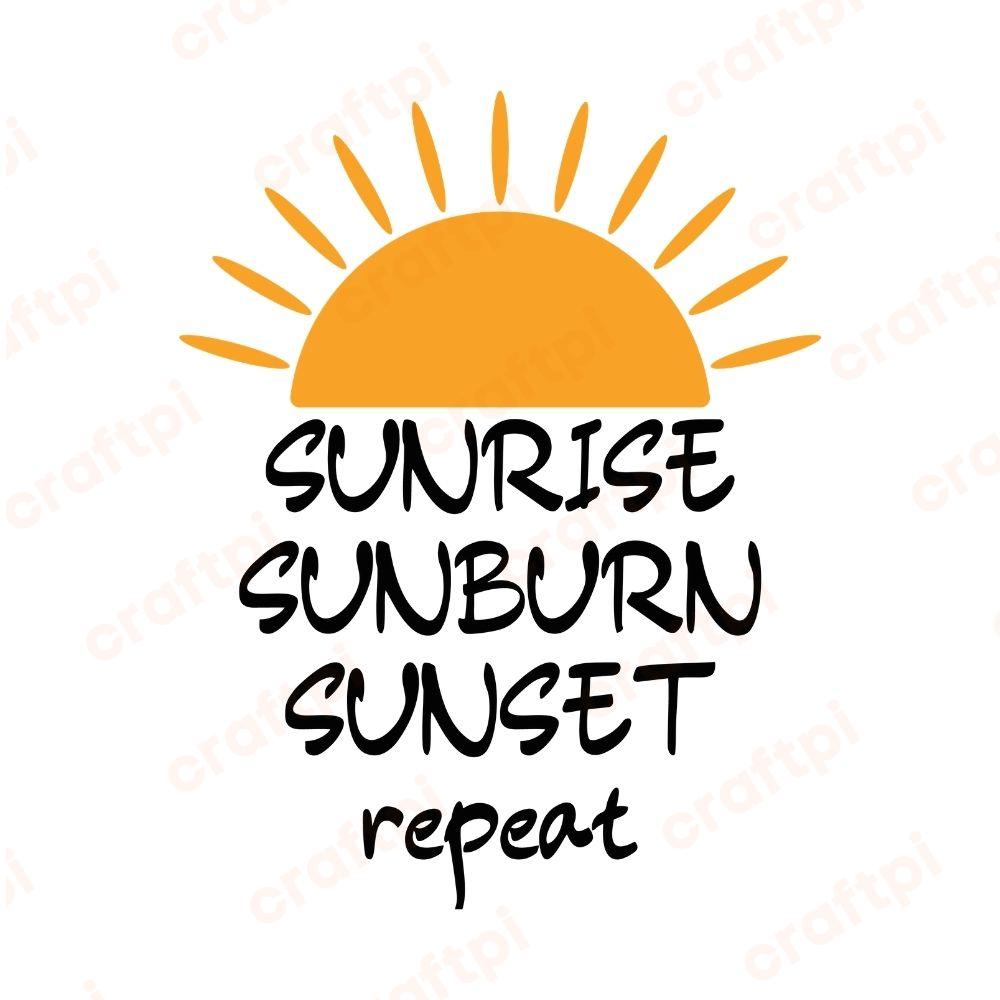 sunrise sunburn sunset repeat svg ur2004m1
