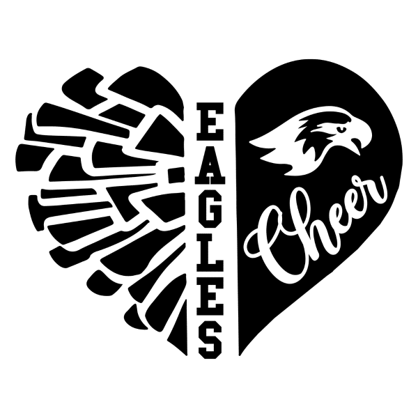 eagles heart cheer