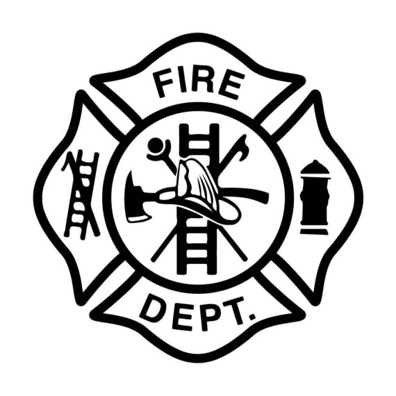 Hero Heart Firefighter SVG File for Cricut & Silhouette | Craftpi