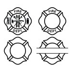 Fire Department & Firefighter Logo Bundle SVG File for Cricut | Craftpi