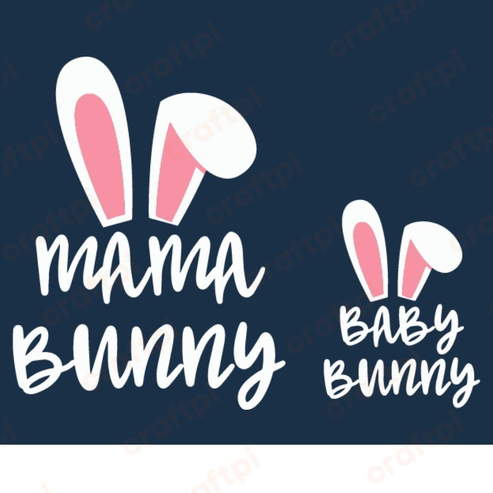mama and baby bunny u1238r1520m1