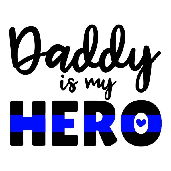 police daddy is my hero svg ur1208m1