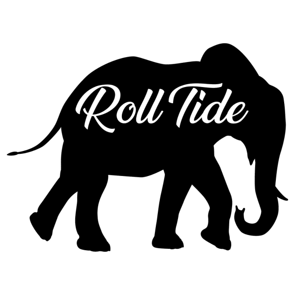roll tide with alabama elephant