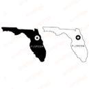 Free Florida Map SVG File for Cricut & Silhouette | Craftpi