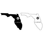 Florida Map SVG File for Cricut & Silhouette | Craftpi