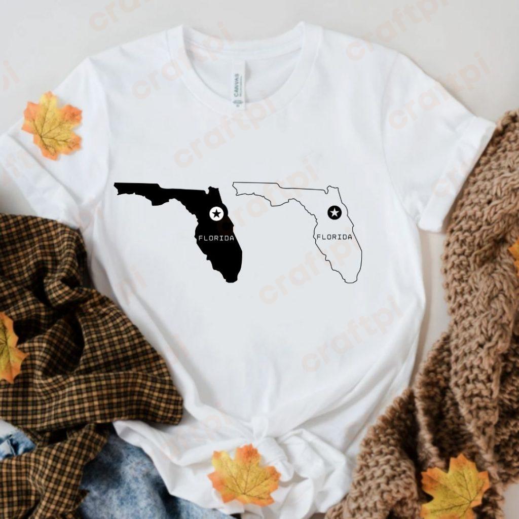 Free Florida Map SVG File for Cricut & Silhouette | Craftpi