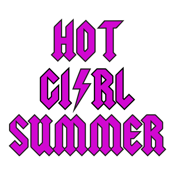 purple acdc hot girl summer
