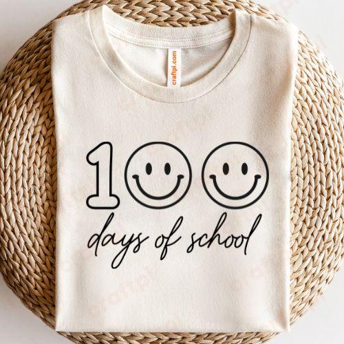 100 Days Of School Face1