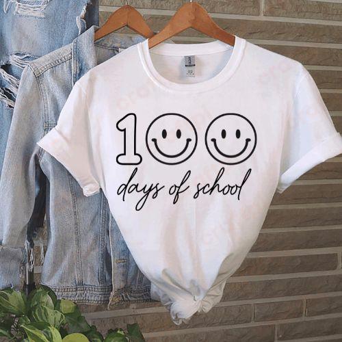 100 Days Of School Face2