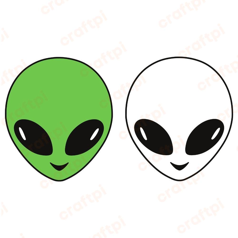 2 alien faces svg ur2010m1