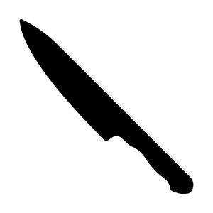 Kitchen Knife Silhoutte SVG, PNG, JPG, PSD, DXF, AI Files | Craftpi