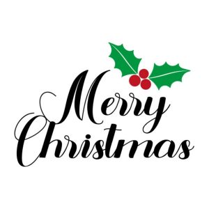 Merry Christmas Mistletoe SVG, PNG, JPG, PSD, DXF, AI Files