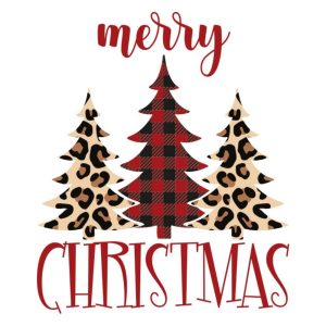 Merry Christmas Trees SVG, PNG, JPG, PSD, DXF, AI Files