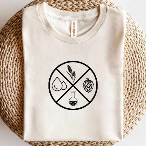 Beer Ingredients Circle SVG, PNG, JPG, PSD, DXF Files | Craftpi