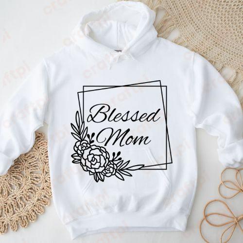 Blessed Mom Floral Square 5