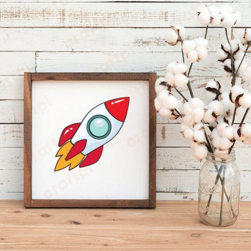 Cartoon Space Ship Rocket 5