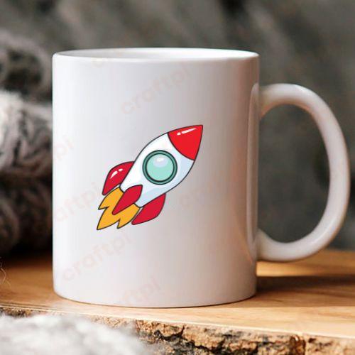 Cartoon Space Ship Rocket 6