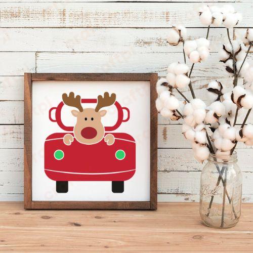 Christmas Truck Reindeer 5