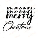 Stacked Merry Christmas SVG, PNG, JPG, PSD, DXF, AI Files