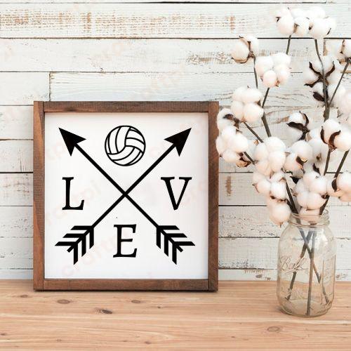Love Volleyball Arrow 4