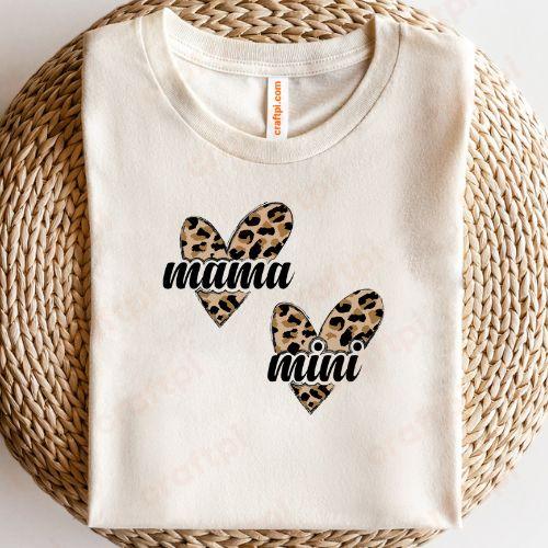 Mama Mini Leopard Heart 1