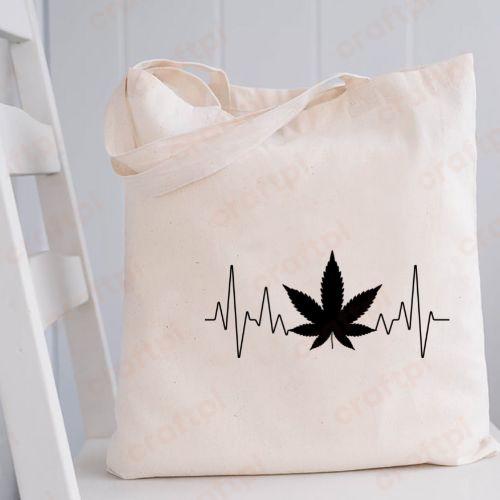 Marijuana Leaf Heartbeat 3