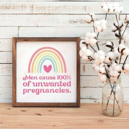 Men Cause 100 Of Unwanted Pregnancies Rainbow 5
