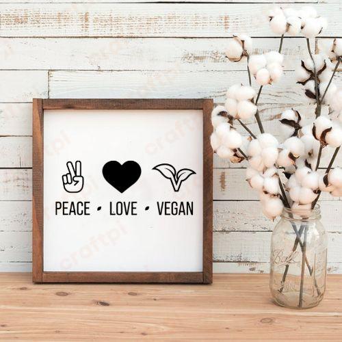 Peace Love Vegan 5