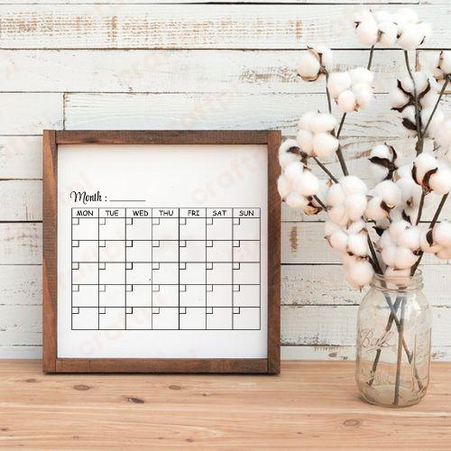 Planner Month Blank Calendar 5