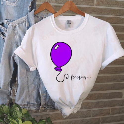 Purple Freedom Baloon 2