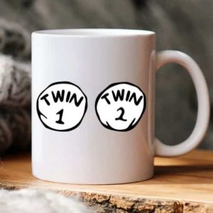 Twin 1 Twin 2 SVG, PNG, JPG, PSD, DXF Files | Craftpi