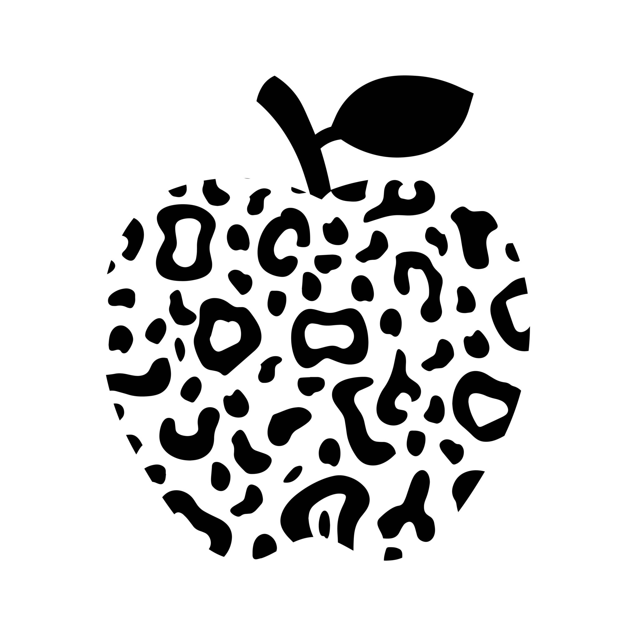 Black Apple Clipart Svg Png Jpg Psd Dxf Files Craftpi Black Apple Clipart Svg Png Jpg Psd Dxf Files Craftpi