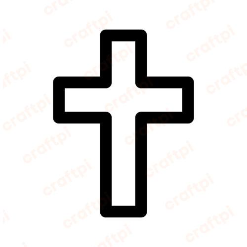 Christian Cross Symbol Vector PNG, JPG, SVG, PSD, DXF Files | Craftpi