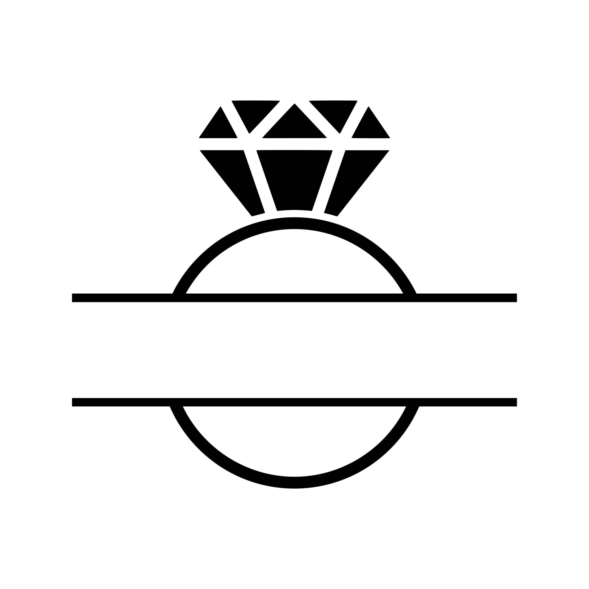 Wedding Rings Bundle PNG, JPG, SVG, PSD, DXF Files | Craftpi