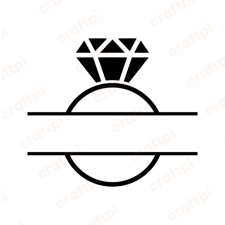 Wedding Rings Bundle PNG, JPG, SVG, PSD, DXF Files | Craftpi