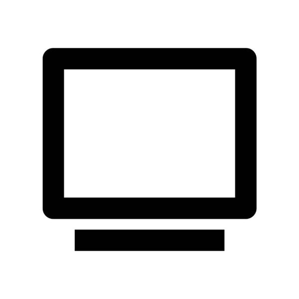 basic black tv icon svg png clipart file u3584r4480m1