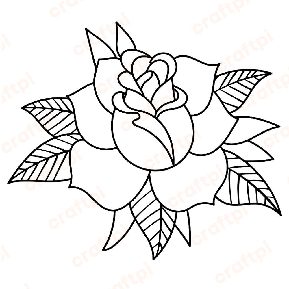 black and white rose u1139r1387m1