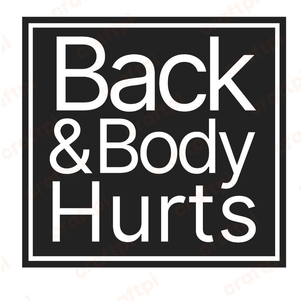 black back and body hurts u562r620m1