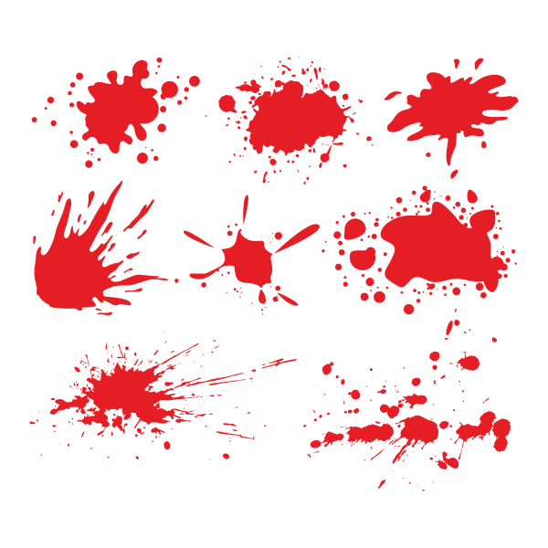 blood splatter bundle