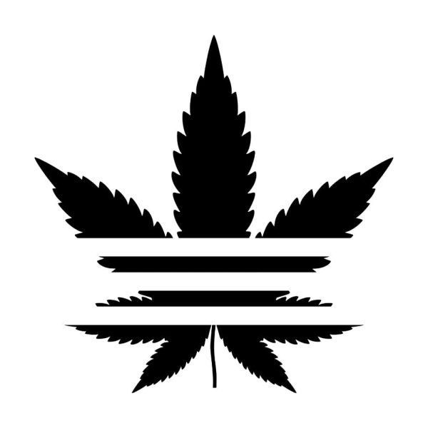 cannabis with three line svg png jpg files u2337r2810m1