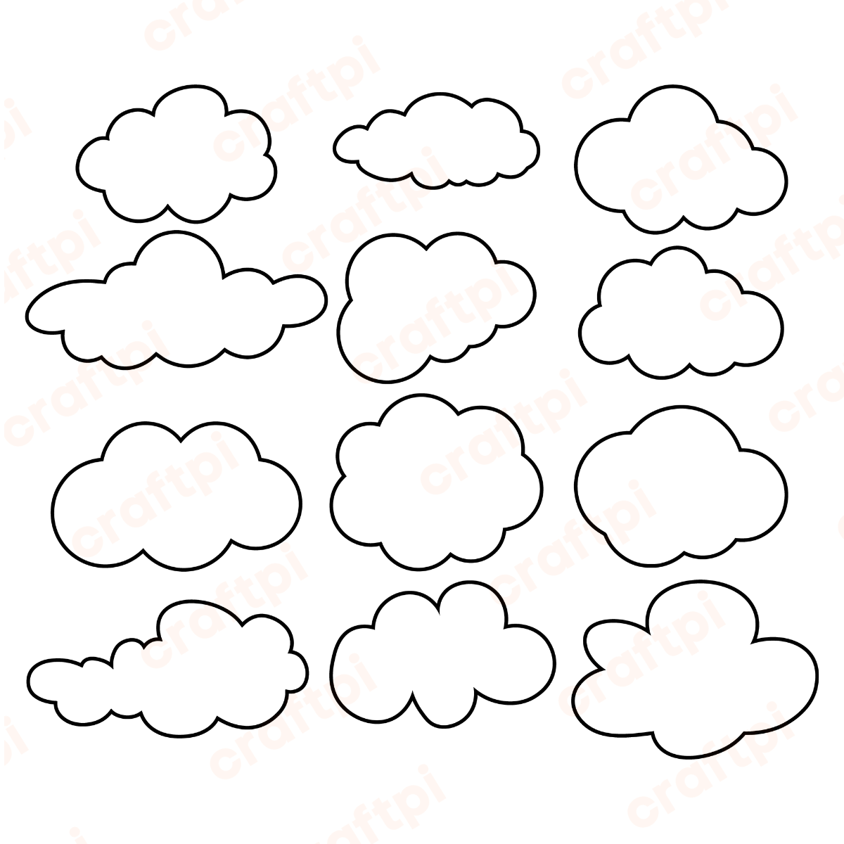 clouds outline bundle