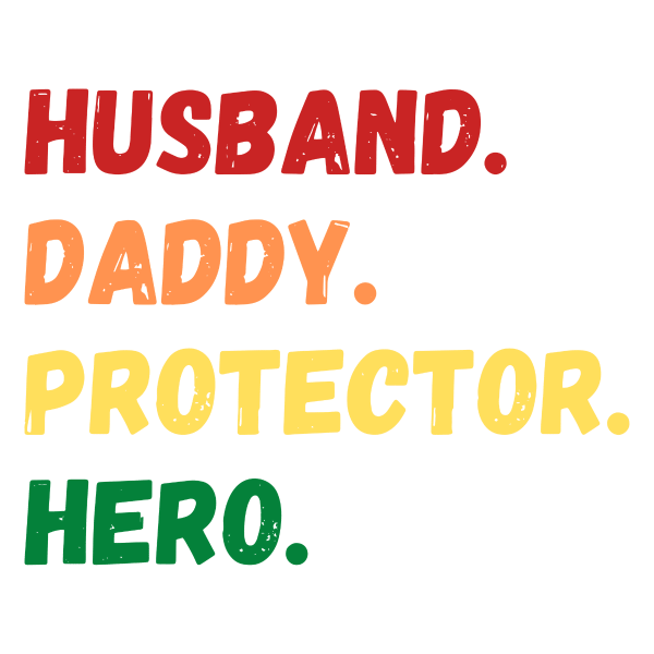 colorful husband daddy protector hero