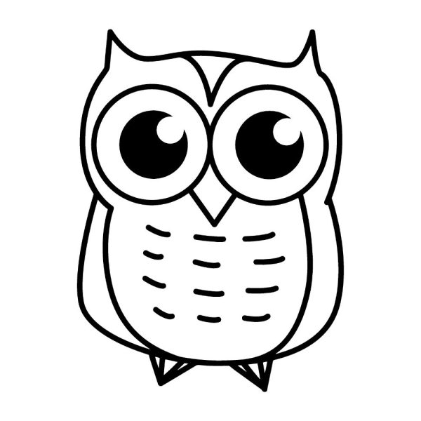 Cute Owl SVG, JPG, PNG, PSD, DXF Files | Craftpi