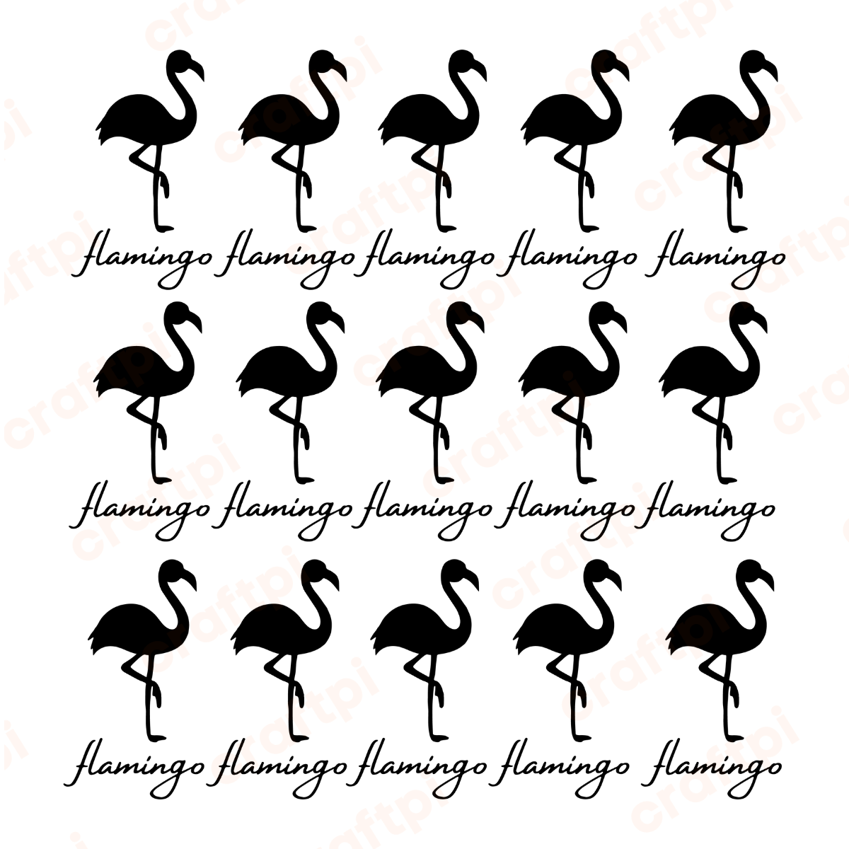 flamingo pattern 1
