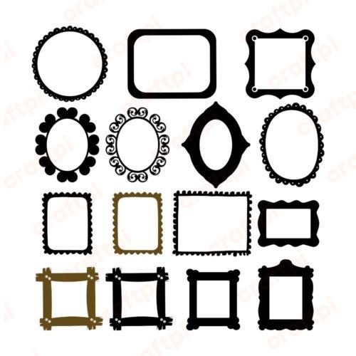 Friends Frame Bundle SVG, PNG, JPG, PSD, DXF Files | Craftpi